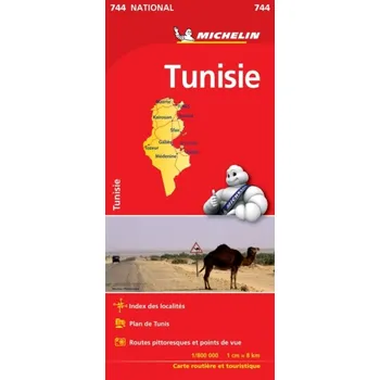 Encyklopedie Tunisia - Michelin National Map 744
