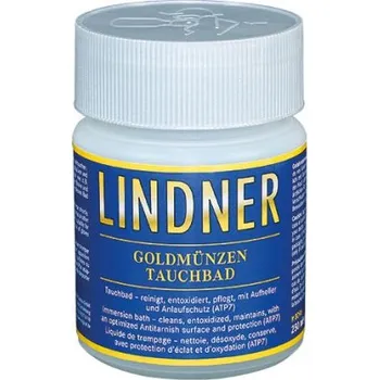 Obal pro sběratelský předmět Čistící kapaliny Lindner 250 ml - různé druhy Kapalina na: Zlaté mince