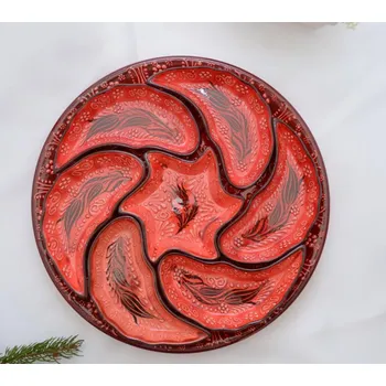 Omáčník Krásy Orientu Snídaňový set Kirmizi - keramický