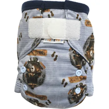 Plenkové kalhoty Breberky Kapsová plenka (S), bez křidélek - Detektiv Ted SZ