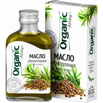 Rostlinný olej Konopný olej 100ml Organic Altay