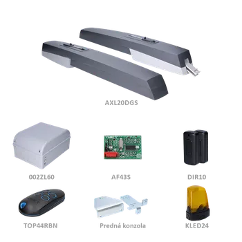 AXL ECO ATOMO sada pro dvoukřídlou bránu do 2.2m/křídlo