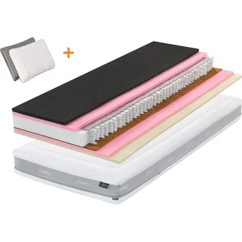 Matrace Tropico AUSTIN AIR VISCO - matrace s multi-taškovými pružinami a VISCO pěnou – AKCE „Férové ceny“ 180 x 200 cm + polštář Tom Kokos jako dárek!, snímatelný potah