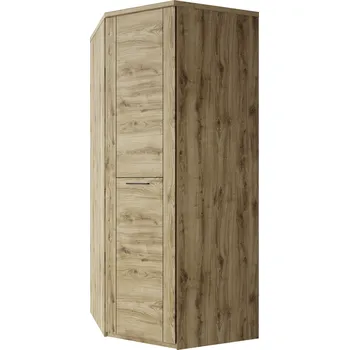 Šatní skříň Tempo Kondela Rohová skříň 1D, dub navarra, DORSI