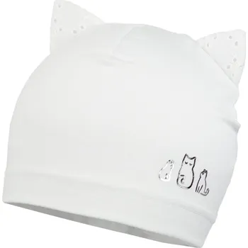 Kojenecká čepice Kojenecká čepice Jamiks Henriette,Ingunn barva: bílá, Rozměr: 42