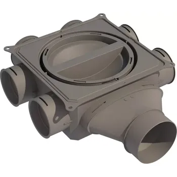 Brilon Octopus DBOX 206B distribuční box, 6x výstup, boční připojení DN125