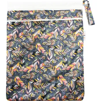 Pytel na pleny Breberky Pytel PUL dvoukomorový - Indiánská pírka L