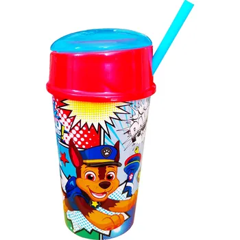Storline Kelímek na pití TLAPKOVÁ PATROLA komiks svačinka s brčkem 400ml