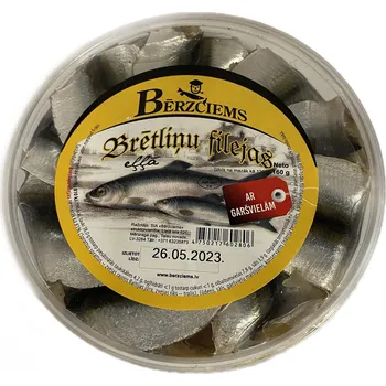 Kilka filety v oleji 130g Berzciems