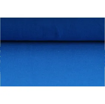 Oboulícní úplet, tričkovina, královská modrá, látky, metráž - šíře 2 x 68 cm - TUNEL