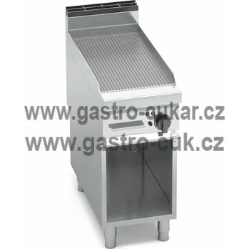 Kuchyňský gril Grilovací rýhovaná plotna Bertos E9FR4M (rýhovaná)