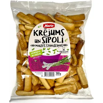 Chlebové tyčinky s cibulí 360g Mario