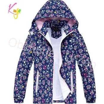 Dívčí bunda Dívčí BUNDA letní/jarní tm.modrá Kugo B2865 (- šusťáková bunda s látkovou podšívkou)