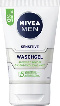 Čistící gel Nivea Men Sensitive čisticí pleťový gel pro muže 100 ml