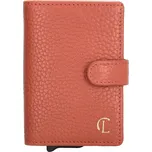 Charm London kompaktní kožené pouzdro na kreditní karty - oranžová 21276