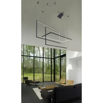 LED Závěsné svítidlo AZzardo Metric black AZ2914 135W 6880lm 3000K IP20 120cm stmívatelné černé