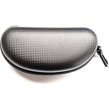 Pouzdro na brýle Pevné pouzdro na brýle Qiim HT-1810, polstrované černé (Pouzdro na brýle Qiim HT-1810 | Černé pouzdro na brýle | Pevné pouzdro na brýle | Ochrana brýlí | Stylové pouzdro)