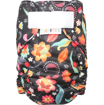 Plenkové kalhoty Breberky Ai2 BIO (M) - Noční květy SZ