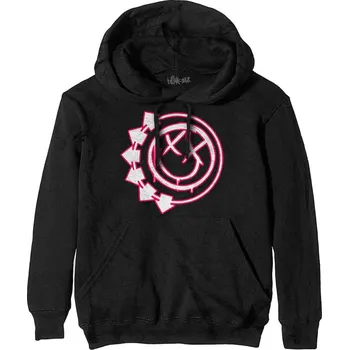 Pánská mikina RockOff BLINK-182 unisex mikina s kapucí. SIX ARROW SMILE - černá Velikost: XL