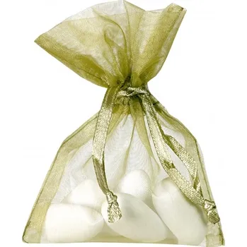 Dárková taška Santex Jednobarevný organzový sáček Barva: olivová