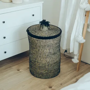 Úložný box Krásy Orientu Proutěný koš na prádlo Bashir