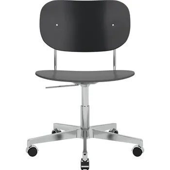 AUDO (MENU) Kancelářská židle Co Task, Chrome / Black Oak