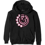 RockOff BLINK-182 unisex mikina s kapucí. SIX ARROW SMILE - černá Velikost: L