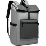 Kono nepromokavý PVC potahovaný roll-top batoh - šedý - 17L