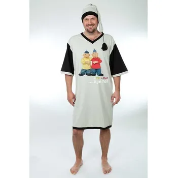 Dámská noční košile Noční košile - Gesto - šedá - XL