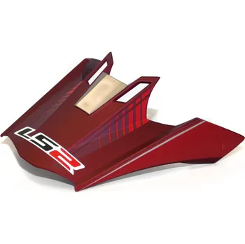 Helma na motorku LS2 Helmets LS2 PEAK MX433 RED (HIEP)