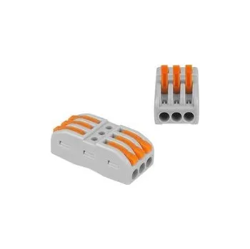 Síťový konektor Svorka LXZE64 3x 0,08-4mm s páčkou 10ks