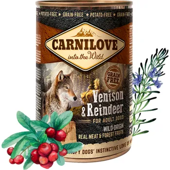 Krmivo pro psa Carnilove Wild konz Meat Venison & Reindeer 400g (min. odběr 24 ks)
