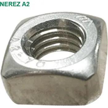 Spojovací materiál Matice čtyřhranná M 8 DIN 557 NEREZ A2