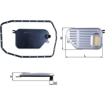 Hydraulický filtr Hydraulický filtr, automatická převodovka MAHLE HX 239D