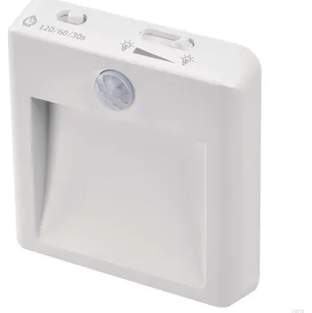 Svítidlo EMOS LED noční světlo P3319 s pohybovým čidlem do zásuvky