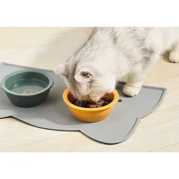 Miska pro psa Silikonová podložka pod misky s krmením pro domácí mazlíčky