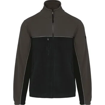 Pánská vesta WK. Designed to Work Pánská pracovní fleecová bunda WK904 Barva: Černá - Šedá tmavá, Velikost: XS