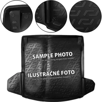 Vana do kufru Pryžová 3D vanička se zvýšeným okrajem do zavazadlového prostoru FORD KUGA II