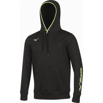 Pánská mikina Pánská mikina Mizuno Men Sweat Hoodie - Black Velikost: XXL