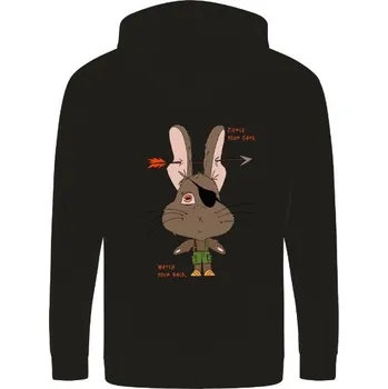 Pánská mikina Mikina na zip unisex s potiskem Rabbit design pánské