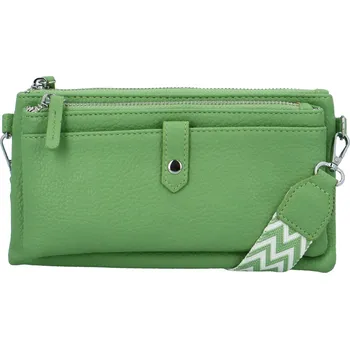Stylová malá crossbody kabelka Perlla, zelená