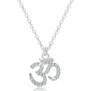Náhrdelník Náhrdelník ze stříbra 925 - symbol Óm zdobený třpytivými zirkony
