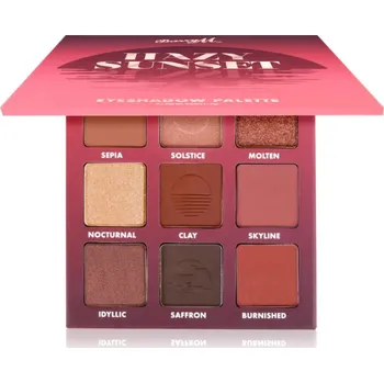 Oční stíny Barry M Hazy Sunset paletka očních stínů odstín Hazy Sunset 9x1,4 g