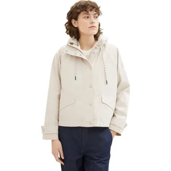 Dámská parka TOM TAILOR DÁMSKÁ KRÁTKÁ JARNÍ BUNDA-SMETANOVÁ + DOPRAVA ZDARMA