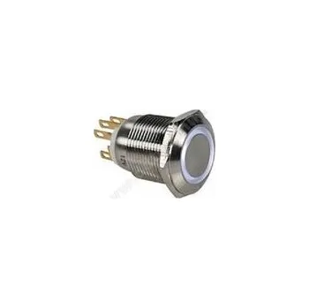 TL 279 Zvonkové tlačítko nerezové s LED podsvícením bílé