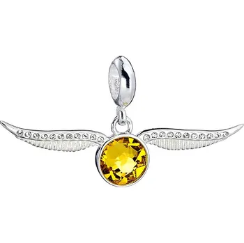 Přívěsek Harry Potter stříbrný přívěsek Zlatonka s křišťálovými prvky