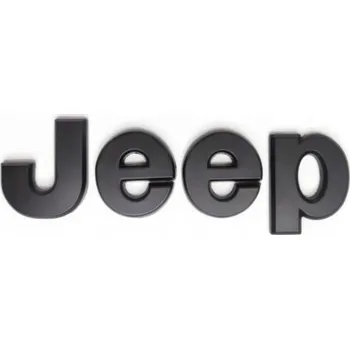 Znak automobilu Nápis JEEP černá matná 140mm