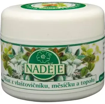 Bylinná léčivá mast Naděje M3a Mast Vlašt-měs.-topol 50 ml (Kožní potíže, křečové žíly)
