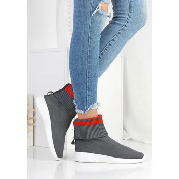 Dámské tenisky Sport Šedé ponožkové tenisky 1926-2G Velikost: 36