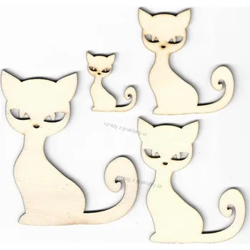 Stavební deska Výřez z překližky, Z14/1, KOCOUREK MOUREK-největší, 8,5x10,2cm, 1ks